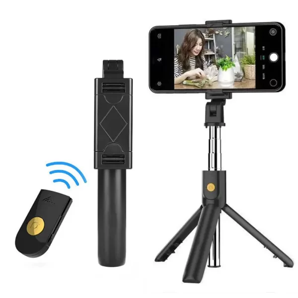 Wireless Selfie Stick Tripod Stand with Bluetooth Remote Extendable Mini Tripod for iPhone for Mobile Phone Tiktok Video Live - Image 7