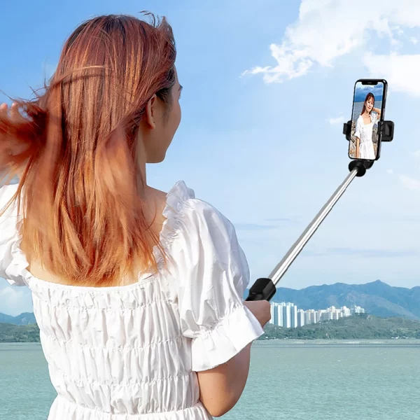 Cell Phone Selfie Stick Tripod Bluetooth Remote Wireless Selfi Stick Phone Holder Stand with Beauty Fill Light Smart Phone Tools - Image 4