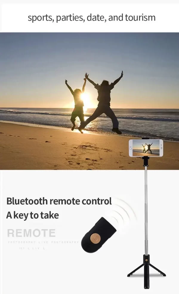 Selfie StickDegree Photo Holder Lengthened Tripod Live Broadcast Support All Mobile Phones Bluetooth Remote Control TikTok Shoo - Image 15