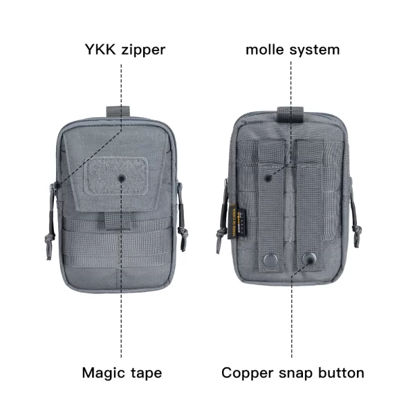 EXCELLENT ELITE SPANKER Outdoor Tactical Waist Phone Bag Military Molle Money EDC Waist Tool Bags For Mobile Phones - Image 16