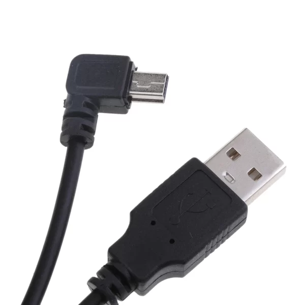 3.5m Dash Cam Charger Cable 5V 2A USB to Mini USB Charger Cable Left Bend DVR GPS Charging Cable for car Truck mobile phones MP3 - Image 2