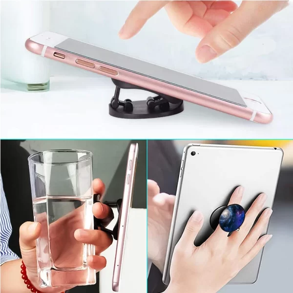 Universal Round Finger Ring Holder Stand Pocket Socket Mobile Phones Grip Mount Para Celular móvil Phone Accessories For Girls - Image 5