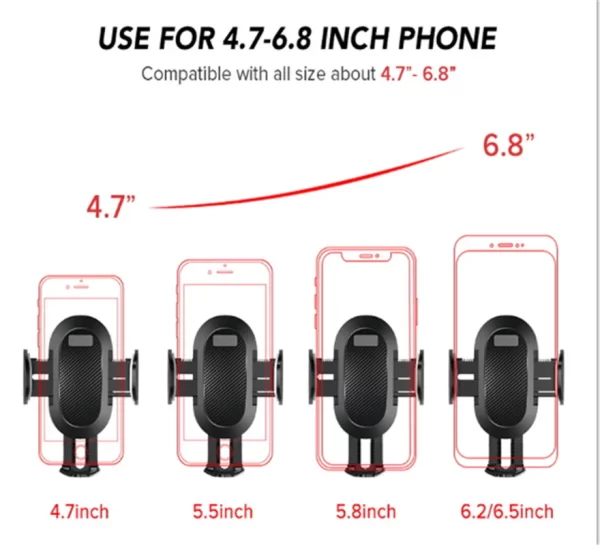 KISSCASE Car Phone Holder in Car Windshield Gravity Sucker Mobile Phones Stand For iPhone Android support telephone voiture - Image 6