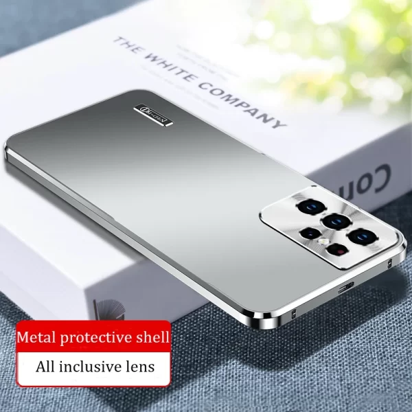 2024 New Metal Shell For Samsung Galaxy S23 S22 S21 S24 ultra Case Built in Lens protection titanium alloy mobile phones cover - Image 9