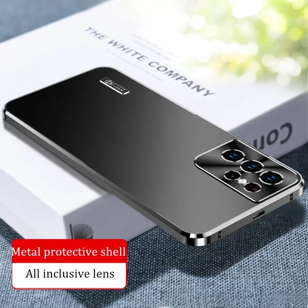 2024 New Metal Shell For Samsung Galaxy S23 S22 S21 S24 ultra Case Built in Lens protection titanium alloy mobile phones cover - Image 8