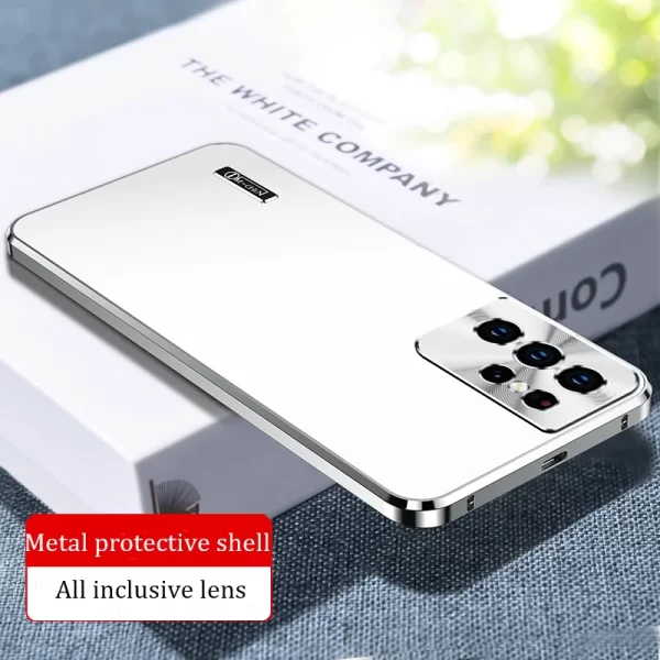 2024 New Metal Shell For Samsung Galaxy S23 S22 S21 S24 ultra Case Built in Lens protection titanium alloy mobile phones cover - Image 10