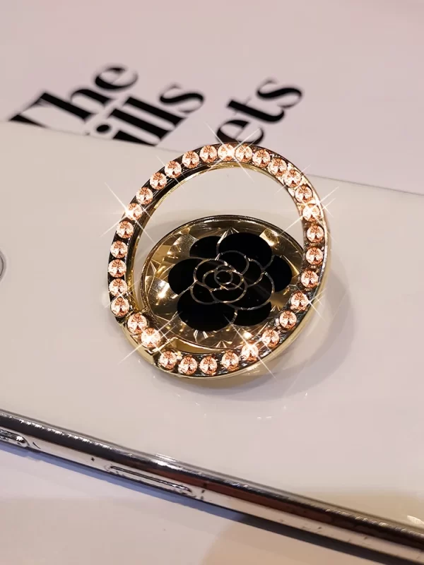 Luxury Bling Diamond Phone Holder 360 Degree Mobile Popular Magnet Phone Holder For iPhone 12 13 Foldable Portable Lazy Bracket - Image 11