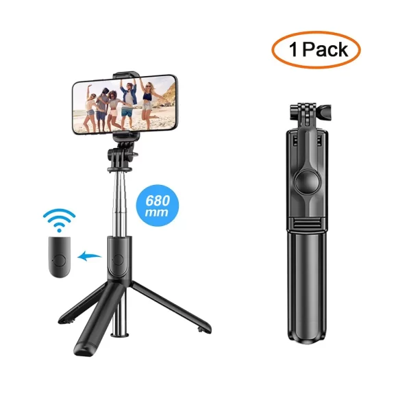 Selfie Stick Tripod Extendable Wireless Bluetooth Remote Portable Smartphone Tripod Stand Mount for IOS Android phone - Image 8