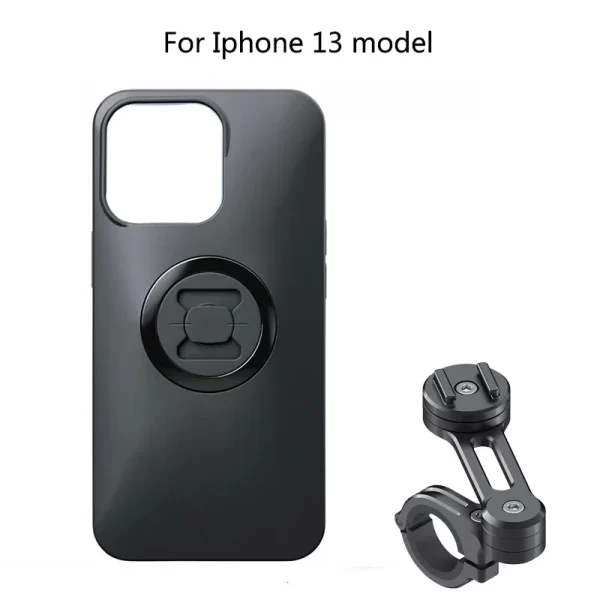 Motorcycle Mobile Phones Holder With Case for Iphone 12 Pro Max 11/XS Bicycle Moto Smartphon Phone Stand Quick Mount GPS Support - Image 16