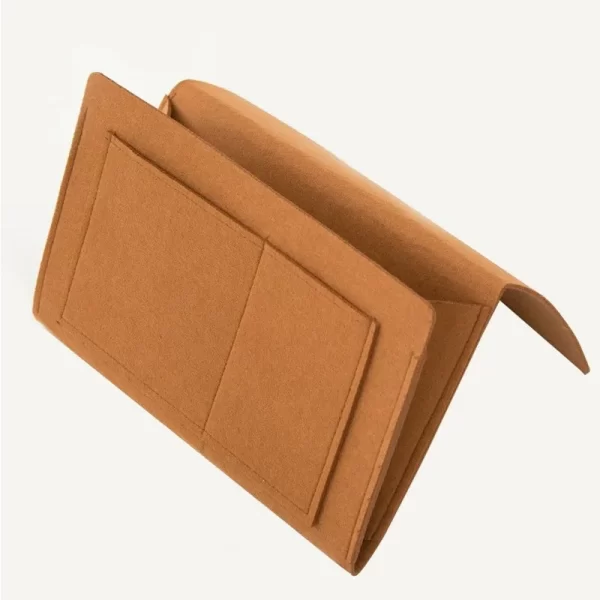 Storage Hang Bag Felt Dormitory Bed Sofa Bedroom Carpet Store Content For CD Magazines, Stationery Pad Mobile Phones Sundries - Image 8