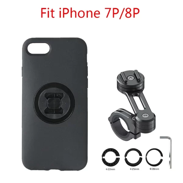 Motorcycle Mobile Phones Holder With Case for Iphone 12 Pro Max 11/XS Bicycle Moto Smartphon Phone Stand Quick Mount GPS Support - Image 13