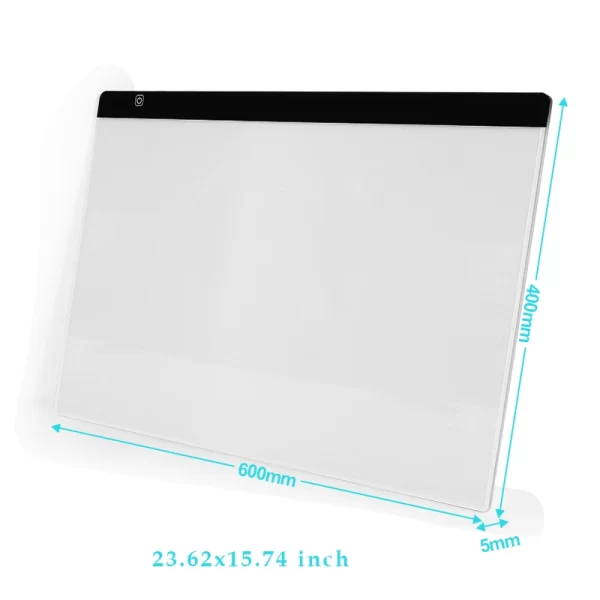 New (60*40cm)A2 Drawing board LED Digital Graphics Light Pad Box Painting Tracing Panel diamond painting pad Type C Power - Image 9