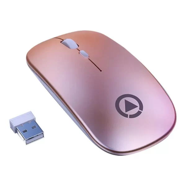 Portable Ergonomic Wireless Mute Gaming Mouse for Computer Laptop Accessories