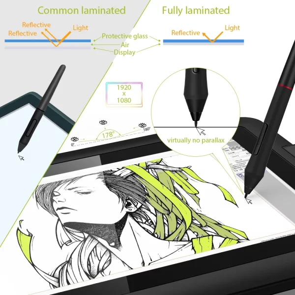 XPPen Artist 12 Pro 11.6 Inch Pen Display Graphics Digital Drawing Tablet Monitor Animation Art 3D Modeling Online Education - Image 2