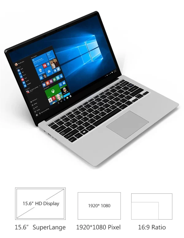 Factory price 15.6 inch laptop notebook computer core i3/I5/I7 with i7 CPU  Ram 8GB  256/512 GB SSD ITB notebook for gaming pc - Image 5