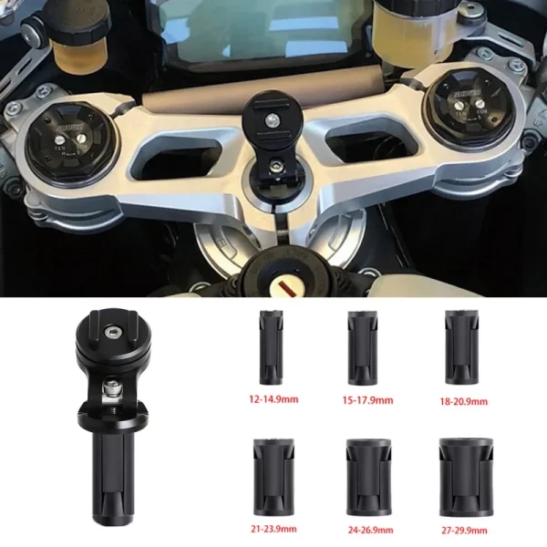 Phone Holder Stem Triple Tree Fork Mount Clamp Mobile Phone Stand Motorcycle Mirror Navigation Phone Support Handlebar Bracket - Image 8