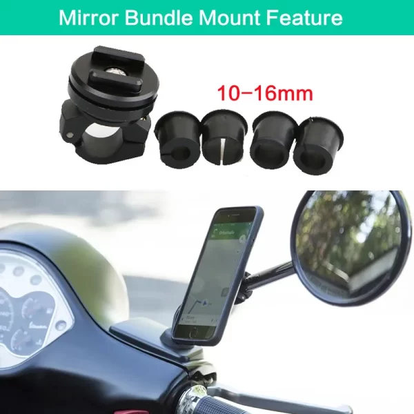 Phone Holder Stem Triple Tree Fork Mount Clamp Mobile Phone Stand Motorcycle Mirror Navigation Phone Support Handlebar Bracket - Image 27