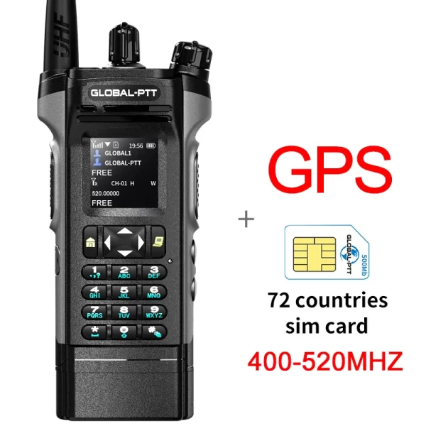 Global-ptt 6500 walkie talkie 4G POC+UHF Two-way radio profesional commutator large long range phones telecommunications police - Image 10