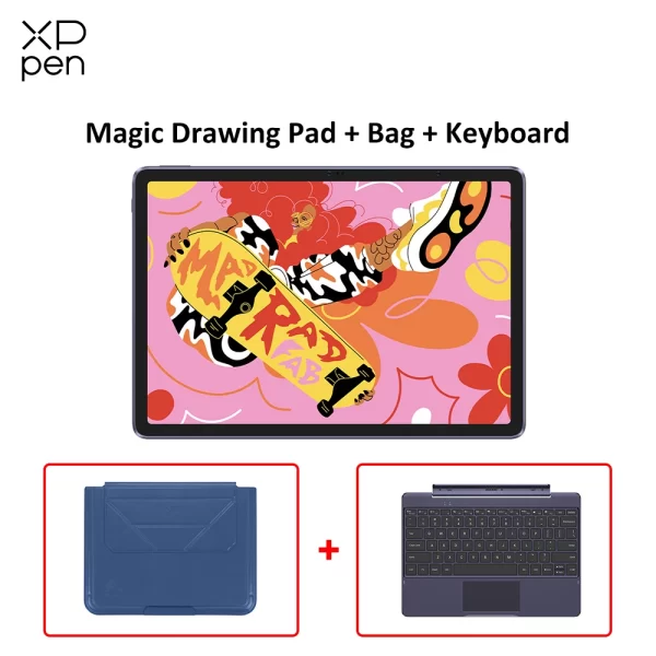 XPPen Android Tablet 12.2 inch Magic Drawing Pad Graphics Tablet with X3 Pro Pencil (16K Pressure/No Charging) 8000mAh Battery - Image 8