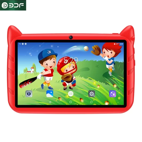 Kids 7-inch Tablet Quat Core 4 GB+64 GB Tv Buetooth Wi-Fi Kids Children's gaming tablet PC