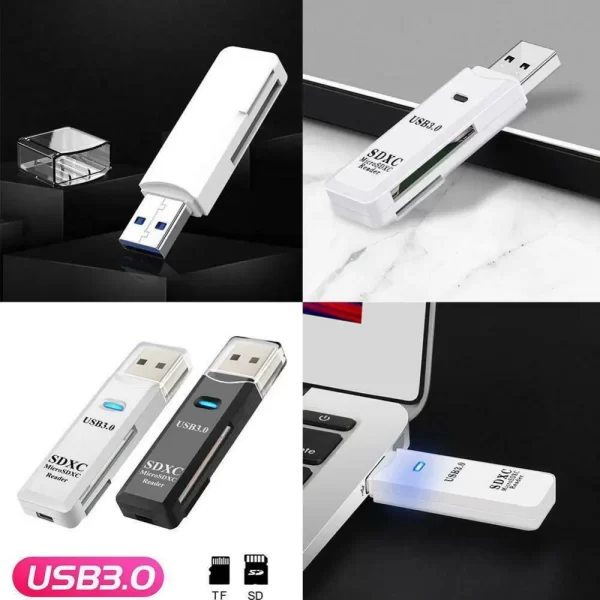 USB 3.0 TF Card Reader Adapter USB 3.0 Smart Memory Reader Laptop Accessories - Image 3