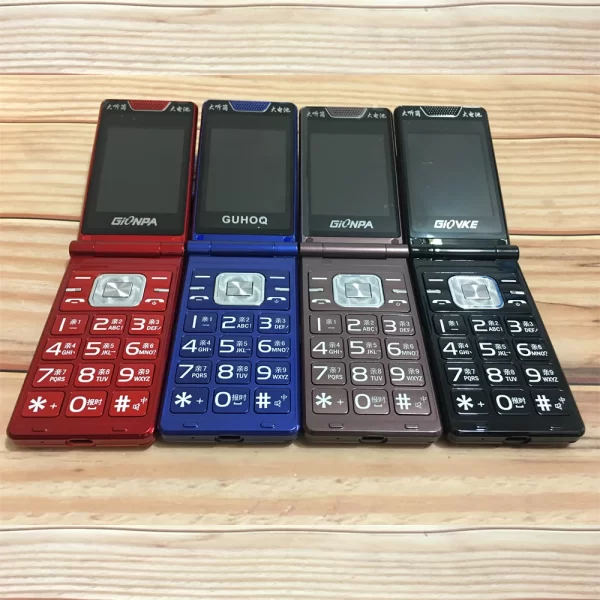 4050mah Elderly Big Push Button Flip Mobile Phone 2.8" Dual Sim Card MP3 2G GSM Unlocked Celular Torch Clamshell CellPhone - Image 5