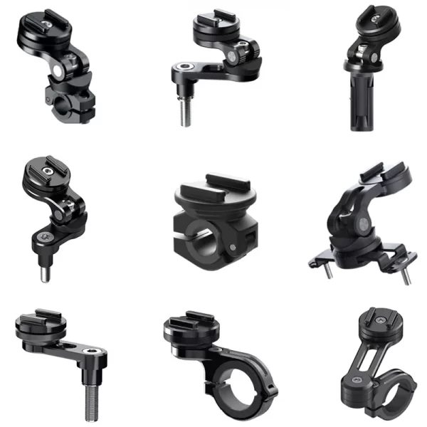 Phone Holder Stem Triple Tree Fork Mount Clamp Mobile Phone Stand Motorcycle Mirror Navigation Phone Support Handlebar Bracket