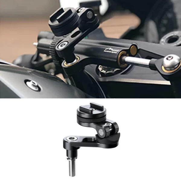 Phone Holder Stem Triple Tree Fork Mount Clamp Mobile Phone Stand Motorcycle Mirror Navigation Phone Support Handlebar Bracket - Image 12