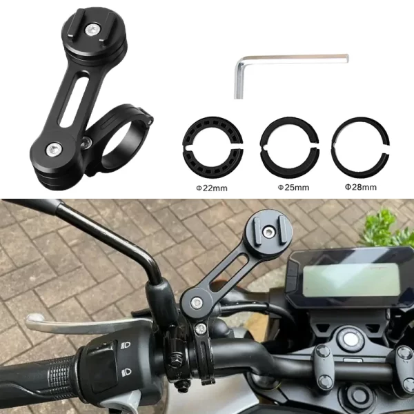 Phone Holder Stem Triple Tree Fork Mount Clamp Mobile Phone Stand Motorcycle Mirror Navigation Phone Support Handlebar Bracket - Image 7