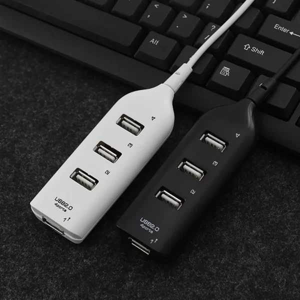 4 Port USB 2.0 Hubs Multi USB Splitter Hub Expander High Speed Transfer OTG Adapter for Macbook Pro Laptop Computer Accessories - Image 2