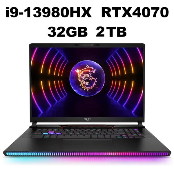 MSI Titan GE78HX Gaming Laptop i9-13980HX RTX4090 17 Inch 2.5K 240Hz Screen 1TB/2TB ssd nvme m2 Notebook Gaming Computer Netbook - Image 4