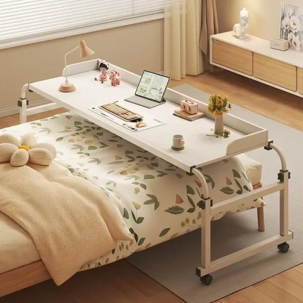 Height Adjustable Rolling Table Computer Desk Home Office Writing Desk Notebook Table Top Desk Sofa Bed Across The Bed