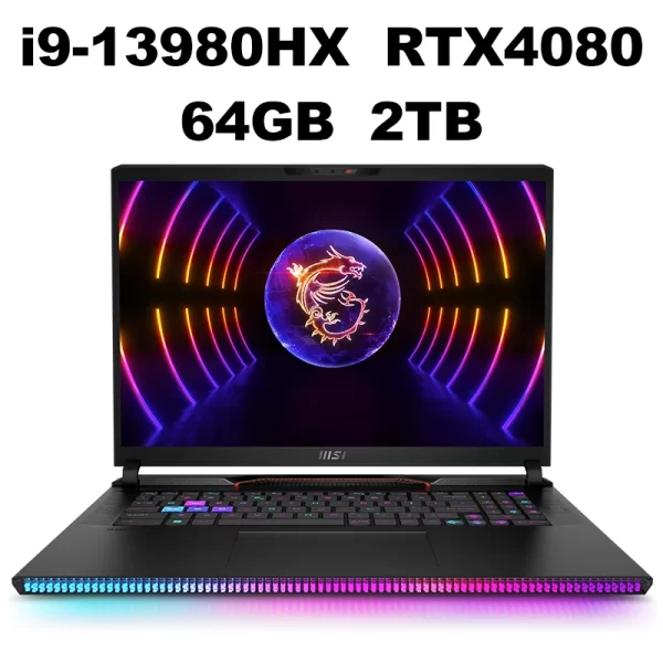 MSI Titan GE78HX Gaming Laptop i9-13980HX RTX4090 17 Inch 2.5K 240Hz Screen 1TB/2TB ssd nvme m2 Notebook Gaming Computer Netbook - Image 7