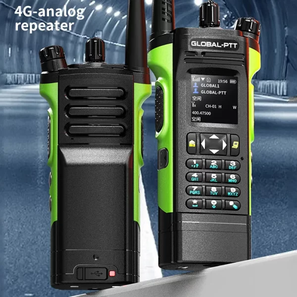 Global-ptt 6500 walkie talkie 4G POC+UHF Two-way radio profesional commutator large long range phones telecommunications police - Image 6