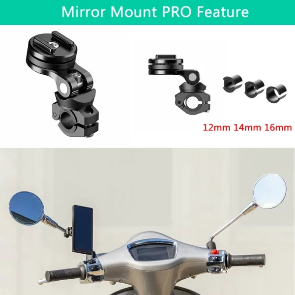 Phone Holder Stem Triple Tree Fork Mount Clamp Mobile Phone Stand Motorcycle Mirror Navigation Phone Support Handlebar Bracket - Image 25