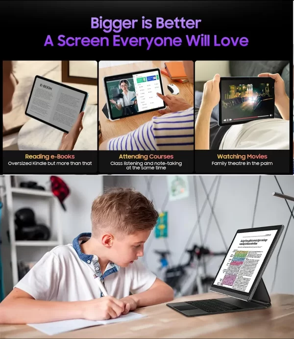 Large Screen 14.1 Inch Tablet Pc Android 12 Octa-Core 12GB+256GB 1920*1080 IPS Bluetooth WiFi Pad For Kids Tablet Education - Image 19