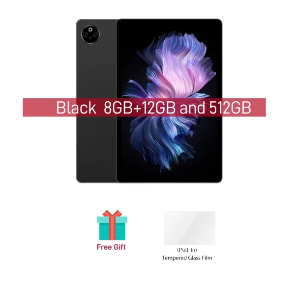 DOOGEE T30 Max Tablet Android 14 12.4" 4K 20GB(8+12) 512GB 50MP Dual Camera Aluminum Alloy Nano Unibody 10800mAh 33W Fast Change - Image 9