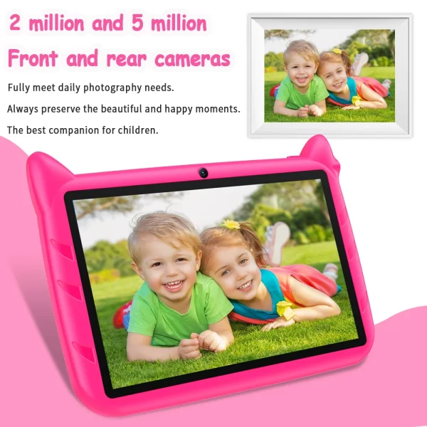 BDF 7 Inch Kid Tablet Android 13, 4GB RAM 64GB ROM,1TB Expand,5G WiFi,4000MAH Battery,Dual Camera, Children's Gift Kids Software - Image 7