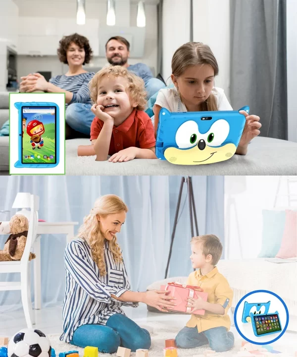 Kids 7-inch Tablet Quat Core 4 GB+64 GB Tv Buetooth Wi-Fi Kids Children's gaming tablet PC - Image 16