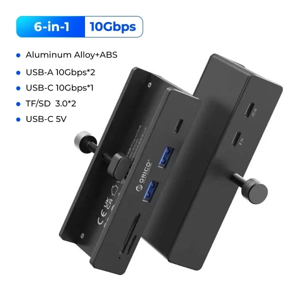 ORICO USB 3.2 HUB with Power Super High Speed Expansion 10GBPS Transmission Suitable Support SD/TF Card for Laptop Accessories - Image 9