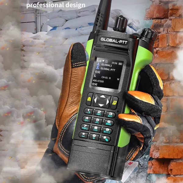 Global-ptt 6500 walkie talkie 4G POC+UHF Two-way radio profesional commutator large long range phones telecommunications police - Image 2