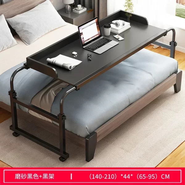 Height Adjustable Rolling Table Computer Desk Home Office Writing Desk Notebook Table Top Desk Sofa Bed Across The Bed - Image 4