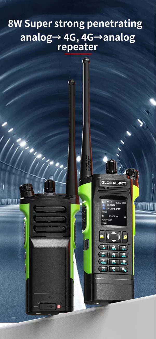 Global-ptt 6500 walkie talkie 4G POC+UHF Two-way radio profesional commutator large long range phones telecommunications police - Image 18