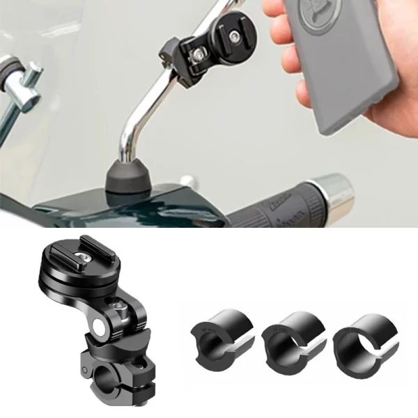 Phone Holder Stem Triple Tree Fork Mount Clamp Mobile Phone Stand Motorcycle Mirror Navigation Phone Support Handlebar Bracket - Image 9