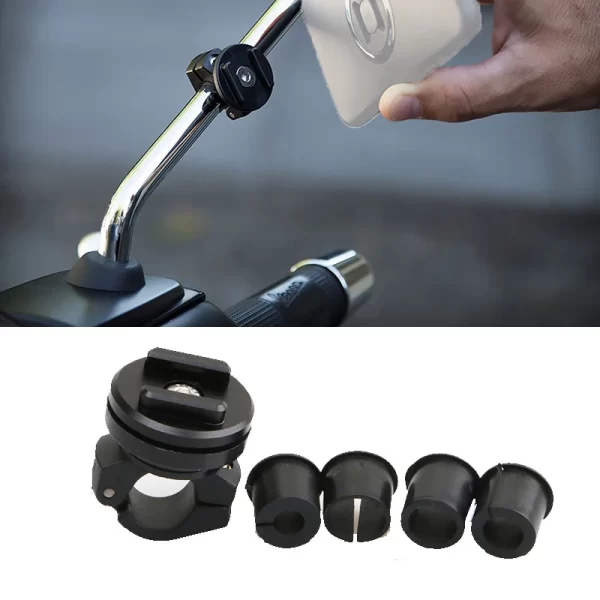 Phone Holder Stem Triple Tree Fork Mount Clamp Mobile Phone Stand Motorcycle Mirror Navigation Phone Support Handlebar Bracket - Image 14