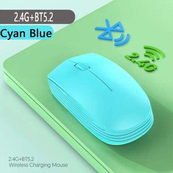 Rechargeable Wireless Bluetooth 5.2 Mouse USB Computer Wireless Gaming Dual mode 2.4GHz Mouse for Laptop Accessories - Image 2