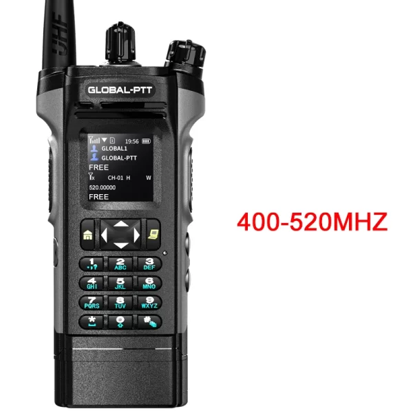 Global-ptt 6500 walkie talkie 4G POC+UHF Two-way radio profesional commutator large long range phones telecommunications police - Image 8