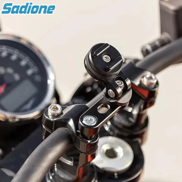 Phone Holder Stem Triple Tree Fork Mount Clamp Mobile Phone Stand Motorcycle Mirror Navigation Phone Support Handlebar Bracket - Image 6