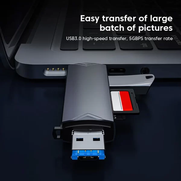 USB HUB USB 3.0 Card Reader SD TF Card Memory Card Reader 6 IN 1 High Speed Smart Cardreader Adapter For PC Laptop Accessories - Image 5